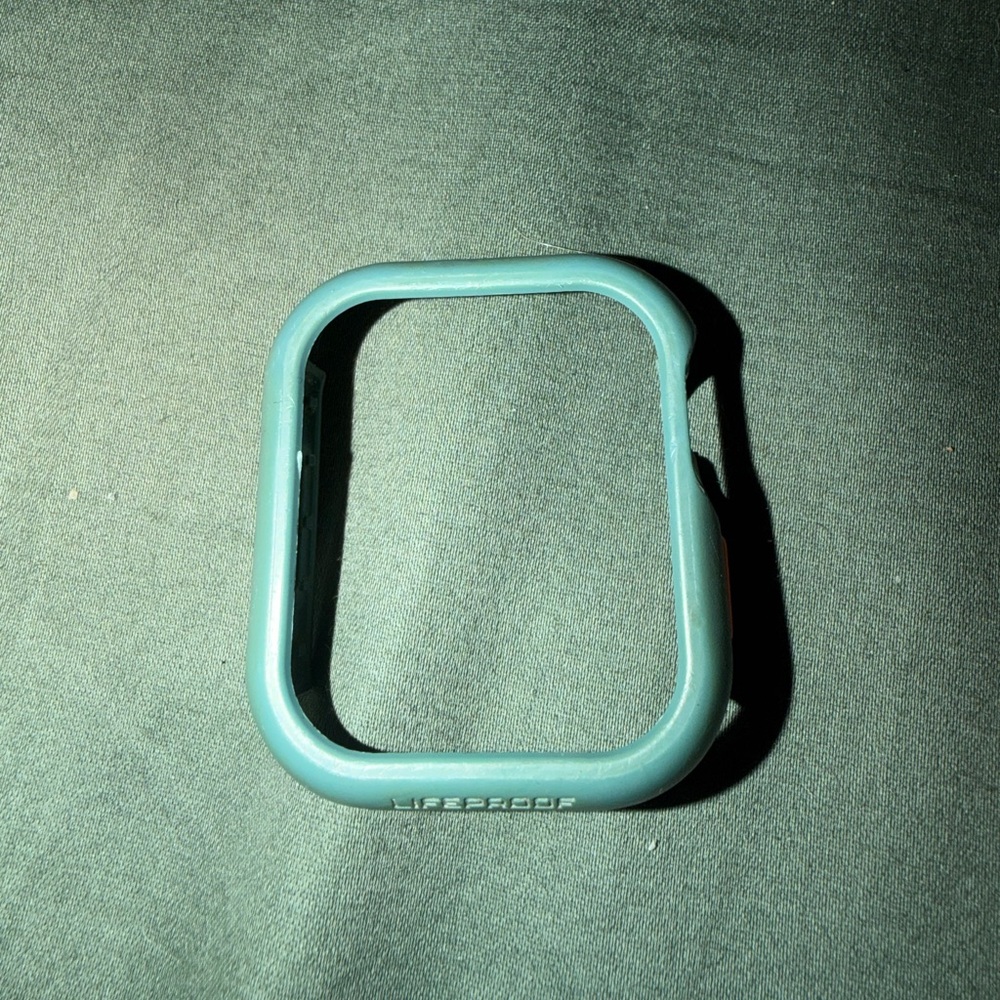 LifeProof Teal and UAG Tan Apple Watch Cases 45mm